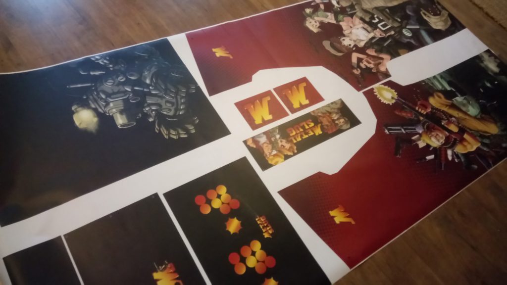 Réception des Stickers - Construction Borne d'Arcade Metal Slug