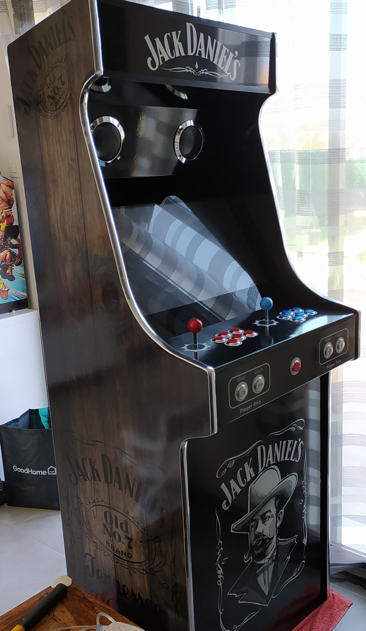 Borne "Jack Daniel's" de Guillaume Construction Borne d'Arcade Metal Slug